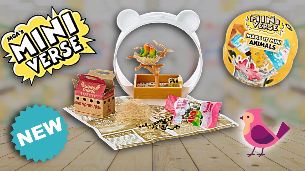 Совершенно новые! Миниатюрные животные Miniverse #miniverse #животные #минибренды #распаковка