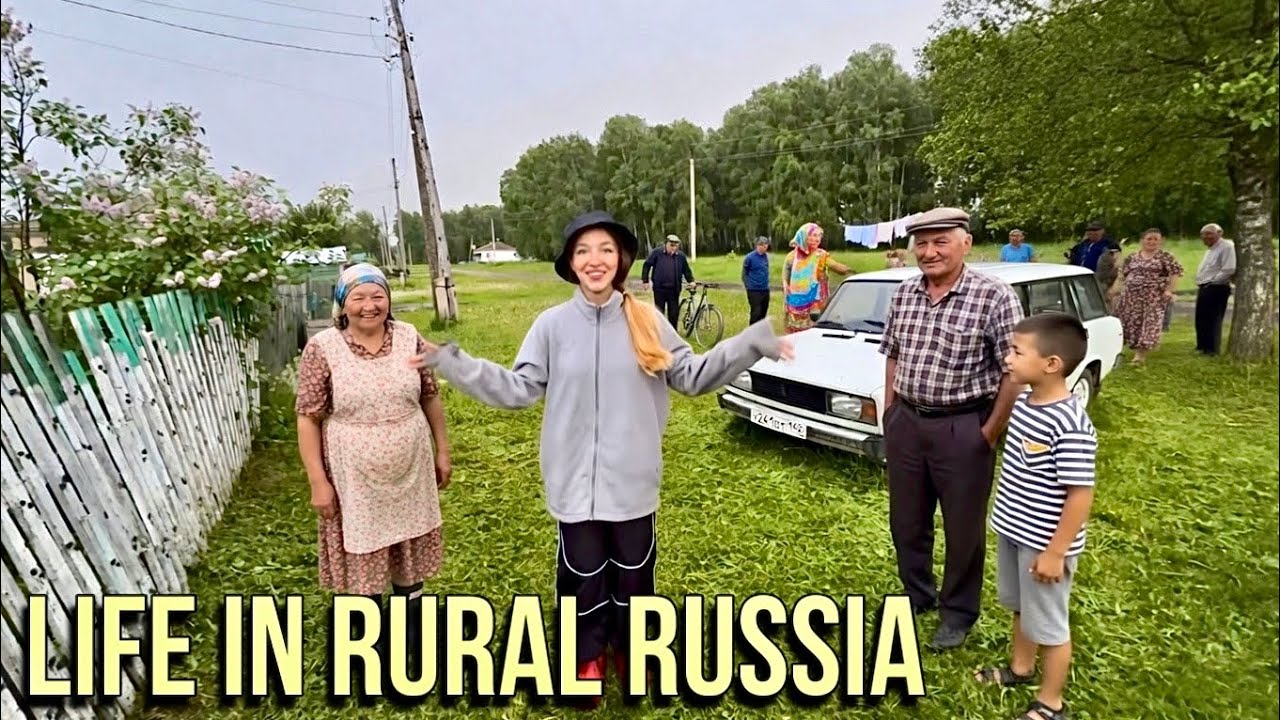  A Rainy Day in My Siberian Village | Groceries, Garden & Village Life