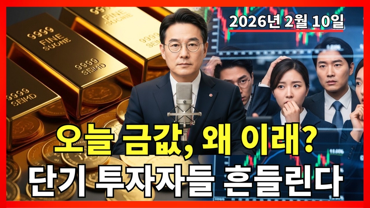 2026년 2월 10일 🇰🇷 오늘 한국 금값: 변동 폭 확대, 왜 단기 투자자들이 흔들릴까? |금 가격 |금 투자 |경제 분석