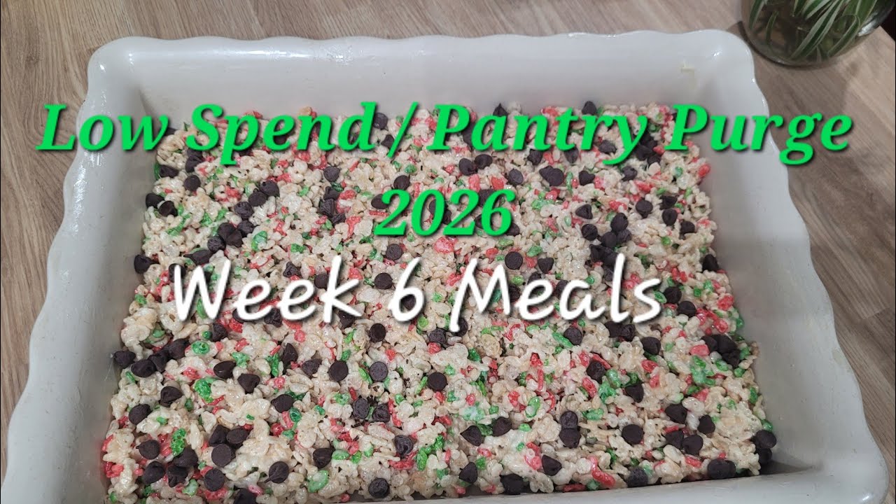 Экономия и очистка кладовой 2026 - 6-я неделя, меню #ЭкономнаяЖизнь #НоваяШотландия