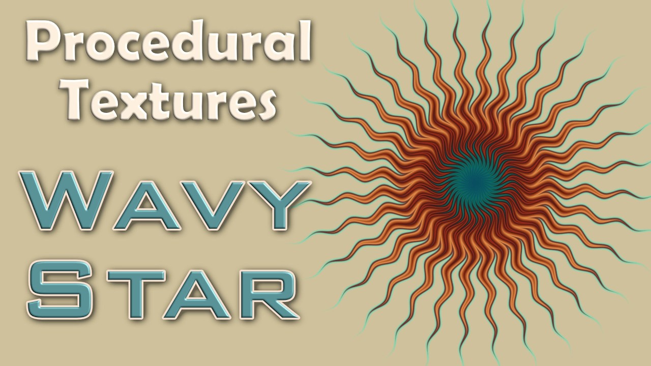 Wavy Star Pattern with Affinity Photo's Procedural Texture Filter