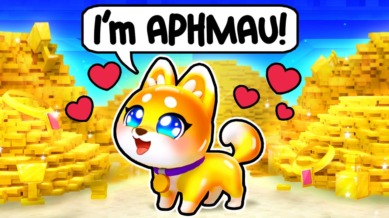 Becoming a GOLDEN DOGGO in Minecraft!
