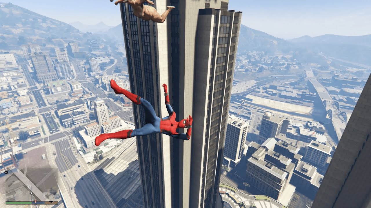 GTA5 CRAZY JUMP/FALL PART 2 #gta #gaming #shorts #gta5