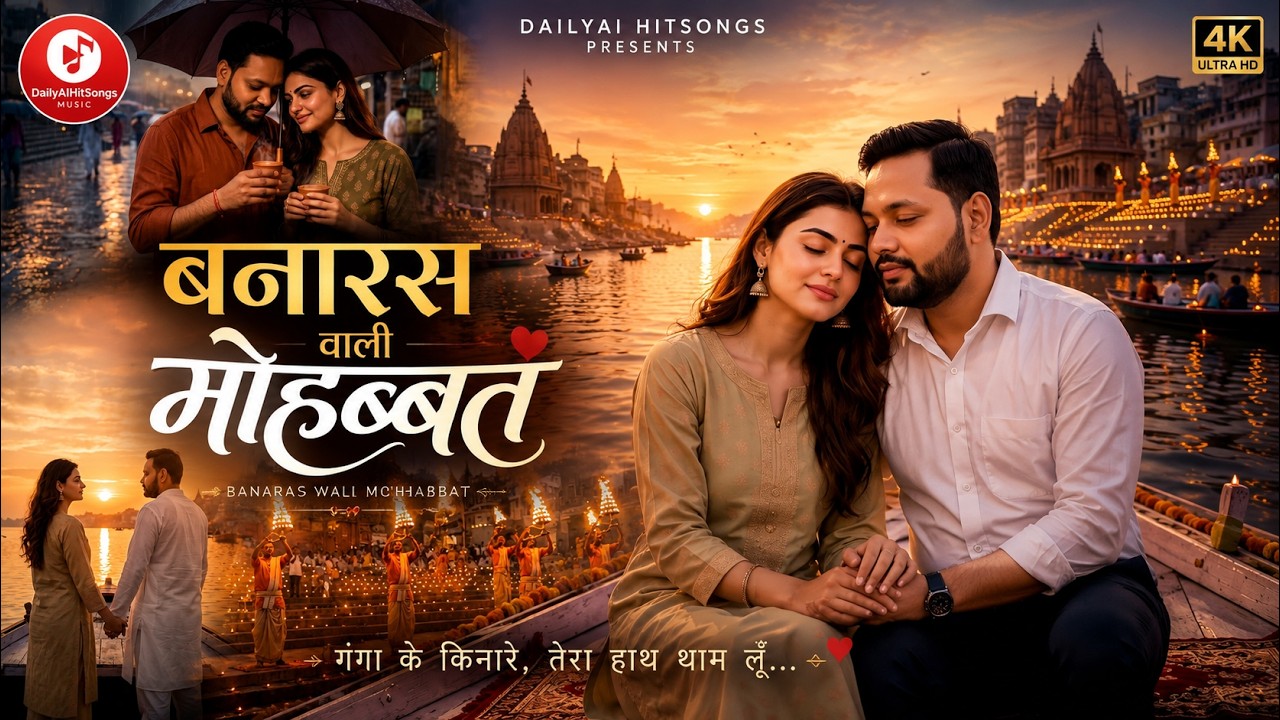 Banaras Wali Mohabbat ❤️ | New Hindi Romantic Song 2026 | Varanasi Love Song |  DailyAIHitSongs