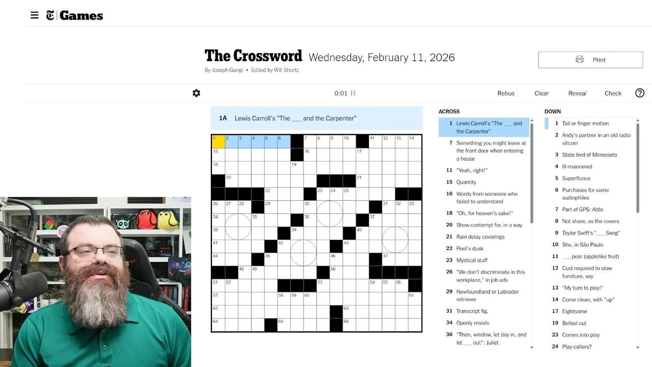 Learning Crossword Week 90 | NYT Crossword Wednesday Feb 11th, 2026