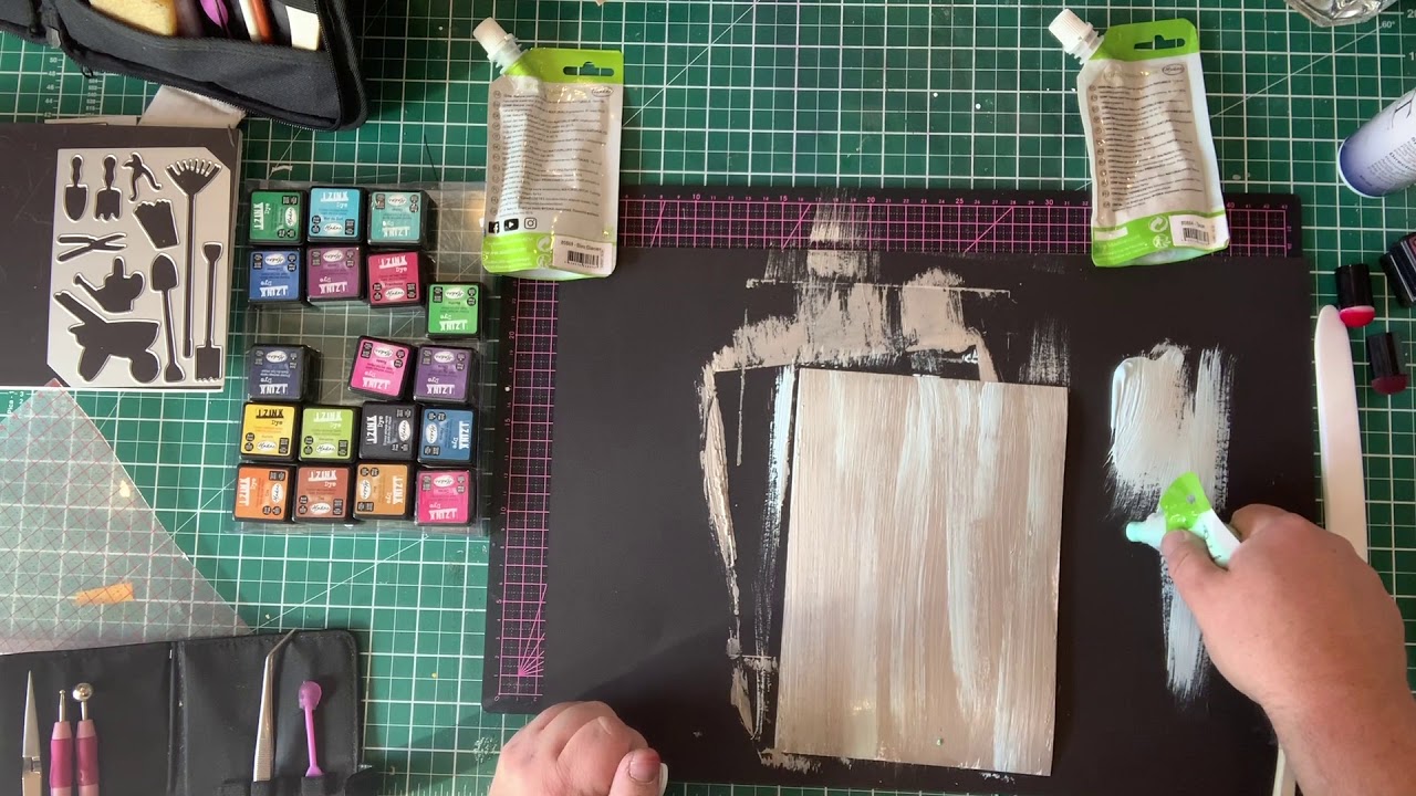 Wood technique using Izink Paints