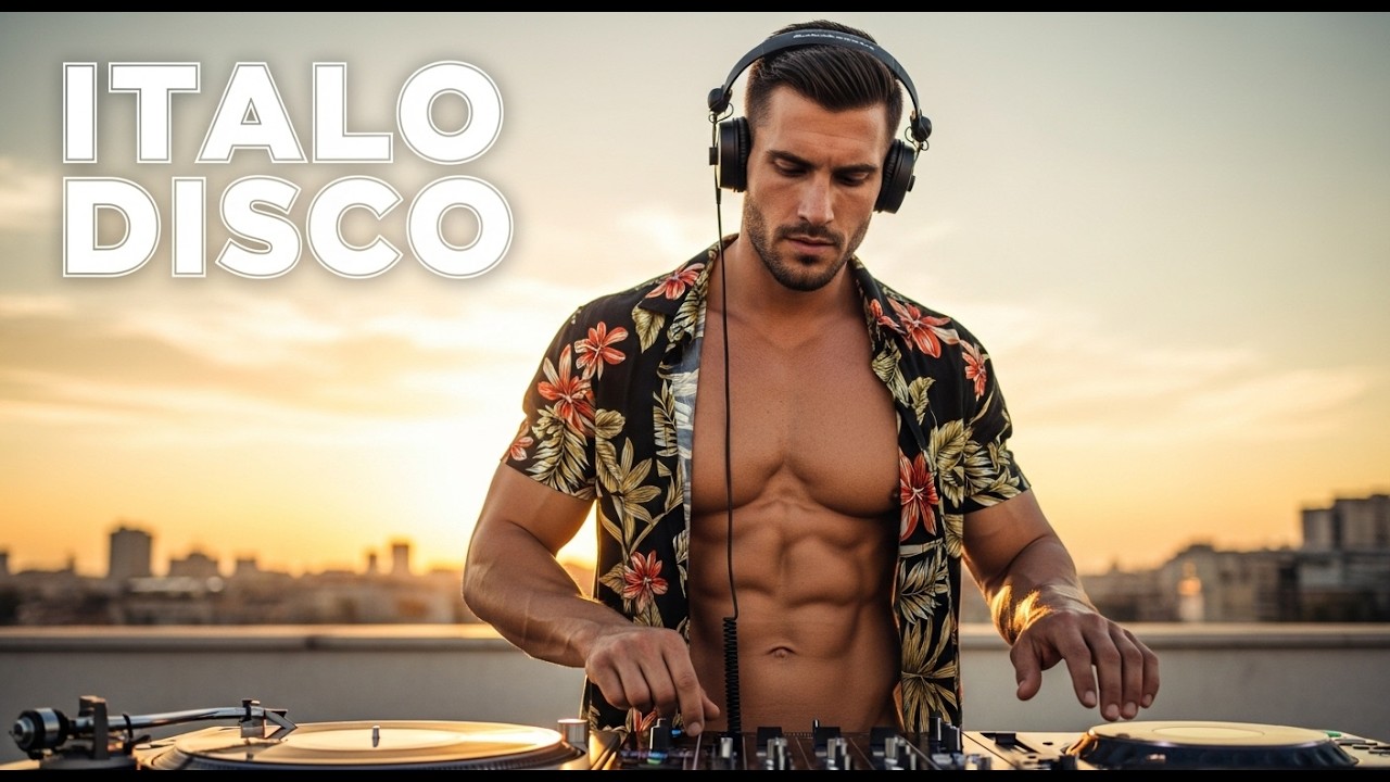 🎶 Italo Disco Summer Chill 🌅 Relaxing Retro DJ Mix for Sunset & Ocean View