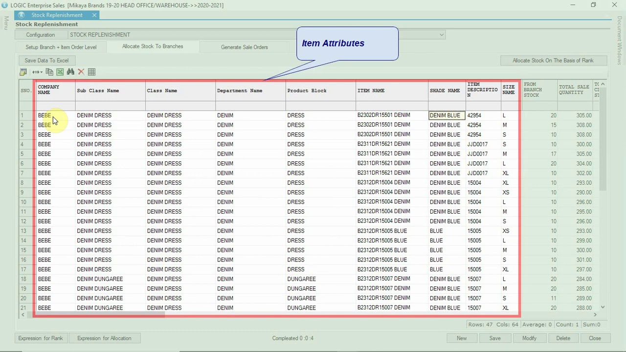 Stock Replenishment For Multiple Stores