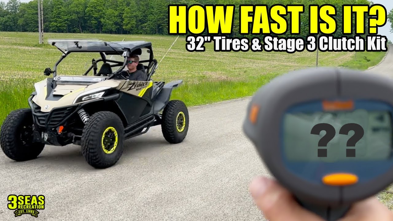 Top Speed Test: 2024 CFMoto ZForce 950 HO EX with 32