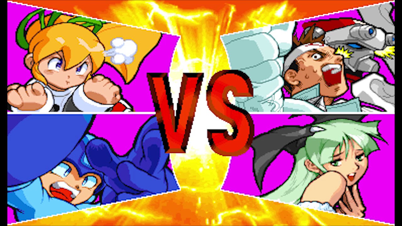 Marvel vs Capcom 1 ( Arcade ) - Roll / Megaman Playthrough ( July 19, 2018 )