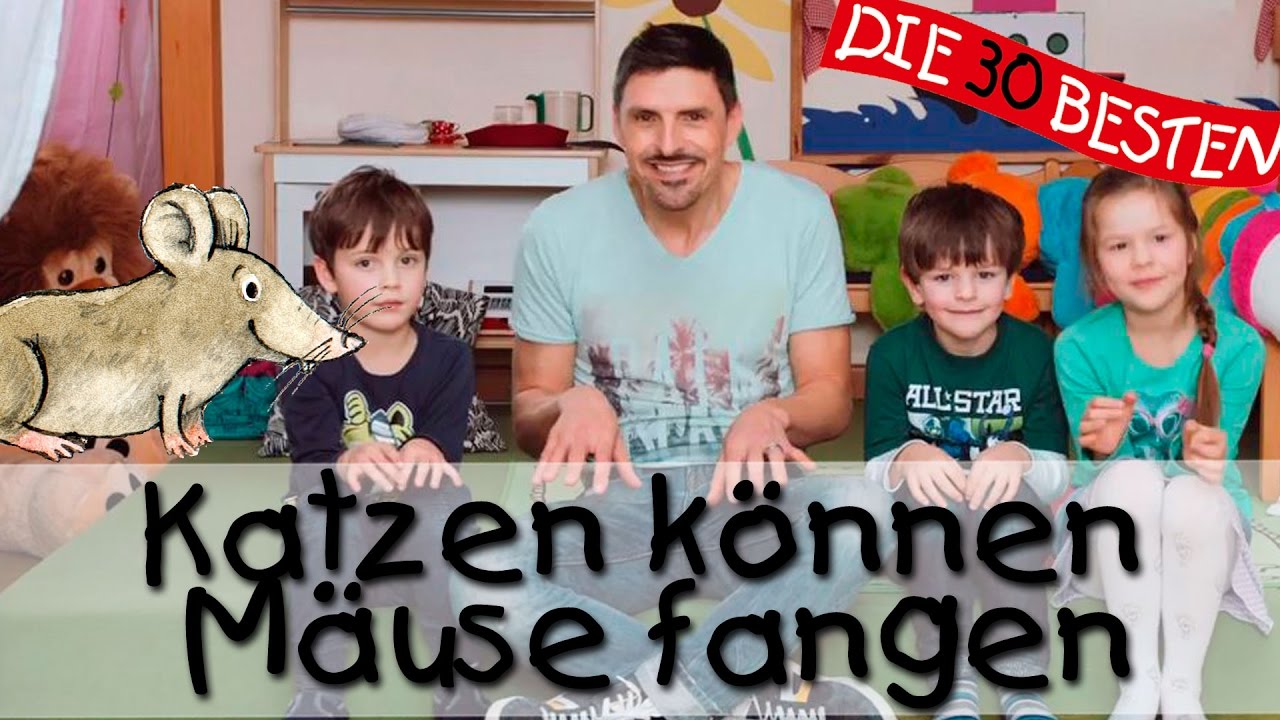 🌺 Katzen k&ouml;nnen M&auml;use fangen - Singen, Tanzen und Bewegen || Kinderlieder