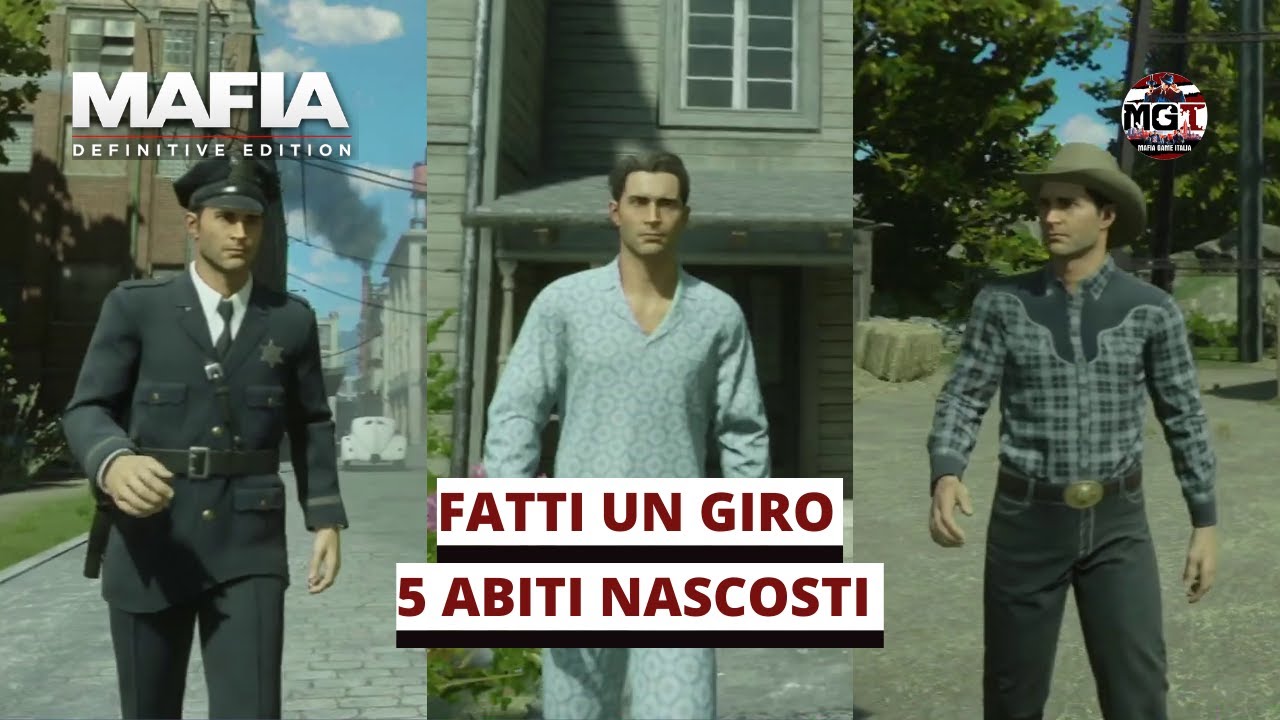 5 Abiti nascosti [Fatti un Giro] - Mafia: Definitive Edition - Gameplay ITA