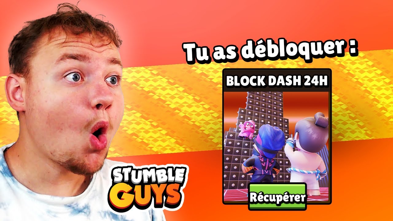 24 Heures &agrave; Jouer sur BLOCK DASH dans Stumble Guys ! - STUMBLE GUYS FR