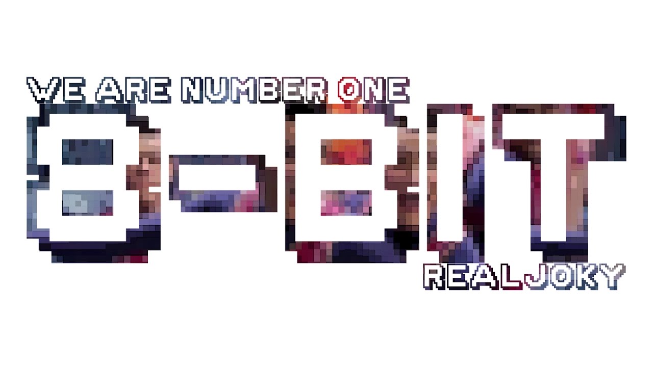 We Are Number One but the music is in 8-bit and the video is pixelated.