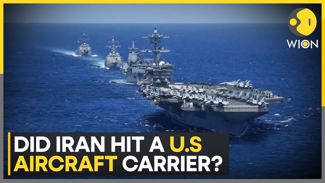 US-Iran War: Iran Claims Missile Strike on USS Abraham Lincoln | WION BREAKING