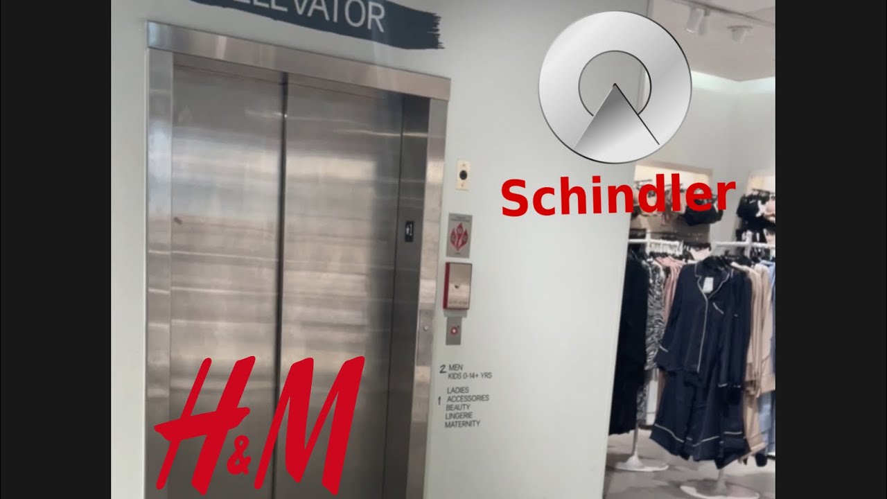 Schindler HT 330a hydraulic elevator at H&M Oxmoor Center in Louisville Kentucky
