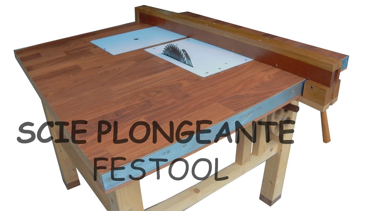 SCIE SOUS TABLE MAISON /  table multifonction scie d&eacute;fonceuse