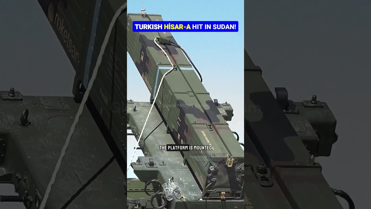 Turkish-Made HİSAR-A Destroyed in Sudan