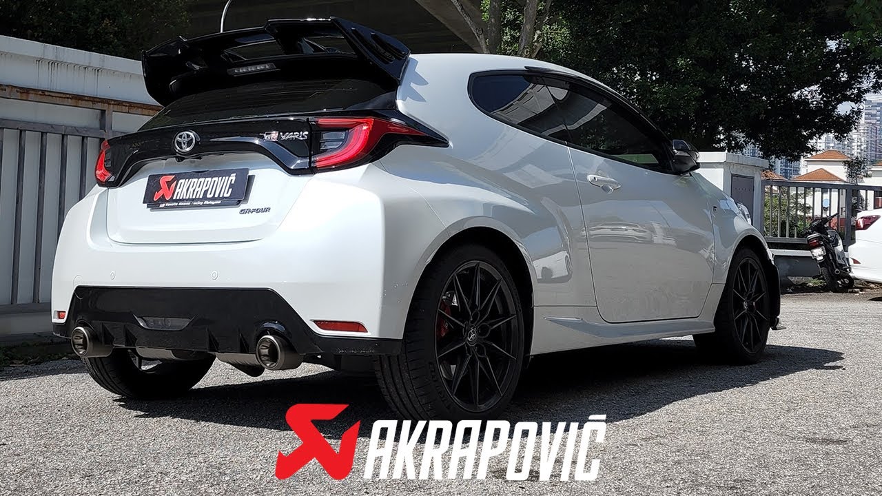TOYOTA GR YARIS AKRAPOVIC EXHAUST | BEST TITANIUM EXHAUST FOR GR YARIS