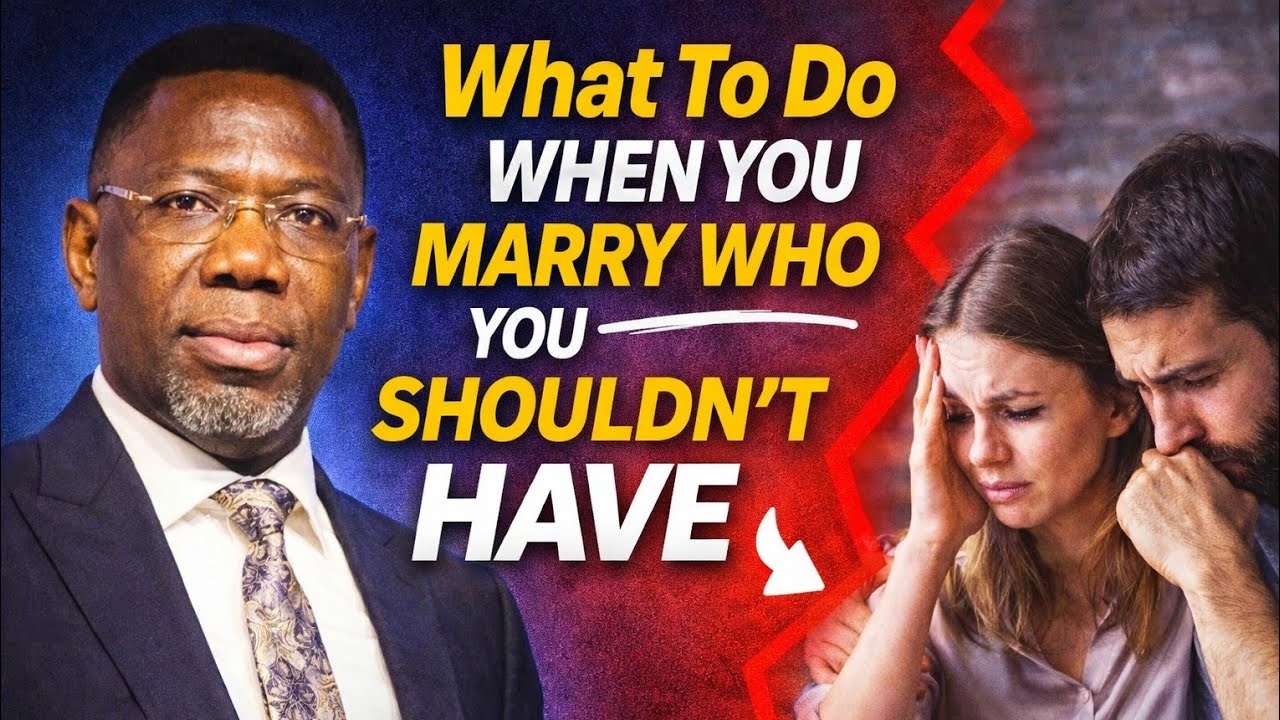 What do you do after marrying someone you knew deep down you shouldn't have married? - Rev. Sam Oye 