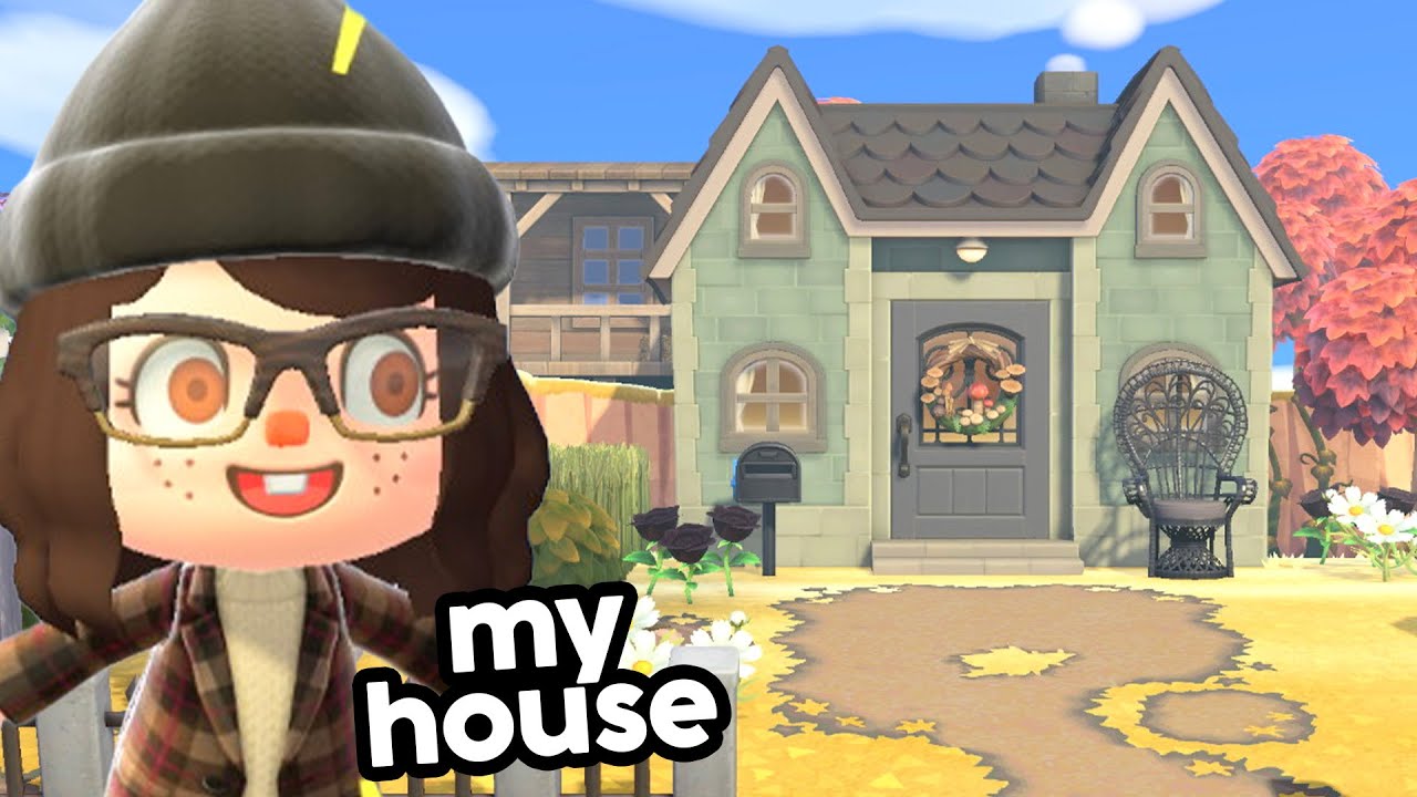 Украшение дома снаружи в Animal Crossing: New Horizons