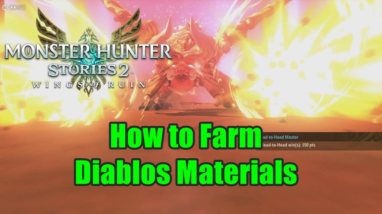 Monster Hunter Stories 2 How to Farm Diablos Material