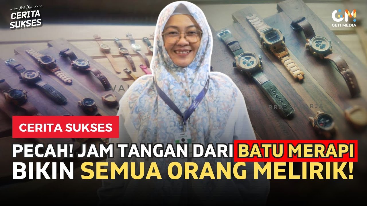 Jam Tangan Unik dari Kayu dan Batu Merapi | Produk Handmade dari Valkiarra