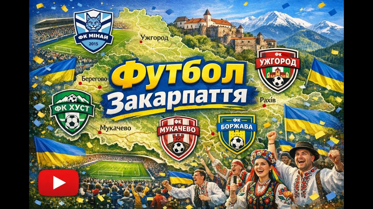 Футбол Закарпаття: Ужгородський вайб та спогади про Минай. Українська футбольна мапа