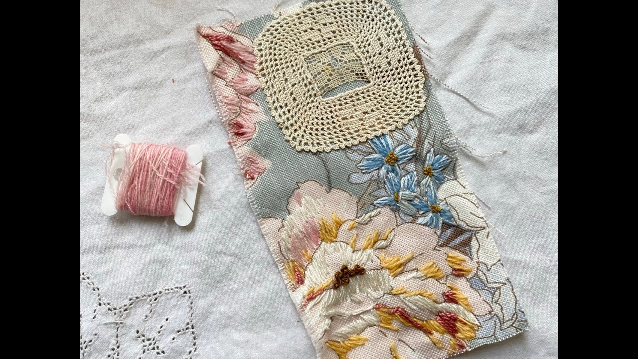 Tutorial | how I approach embroidering floral fabric