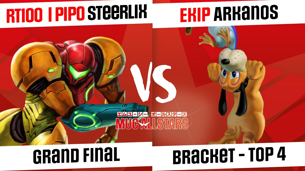 [MUC AllStars #15] Bracket - Top 4 - RT100  | PIPO | Steerlix (Samus) VS Ekip | Arkanos (Duck Hunt)