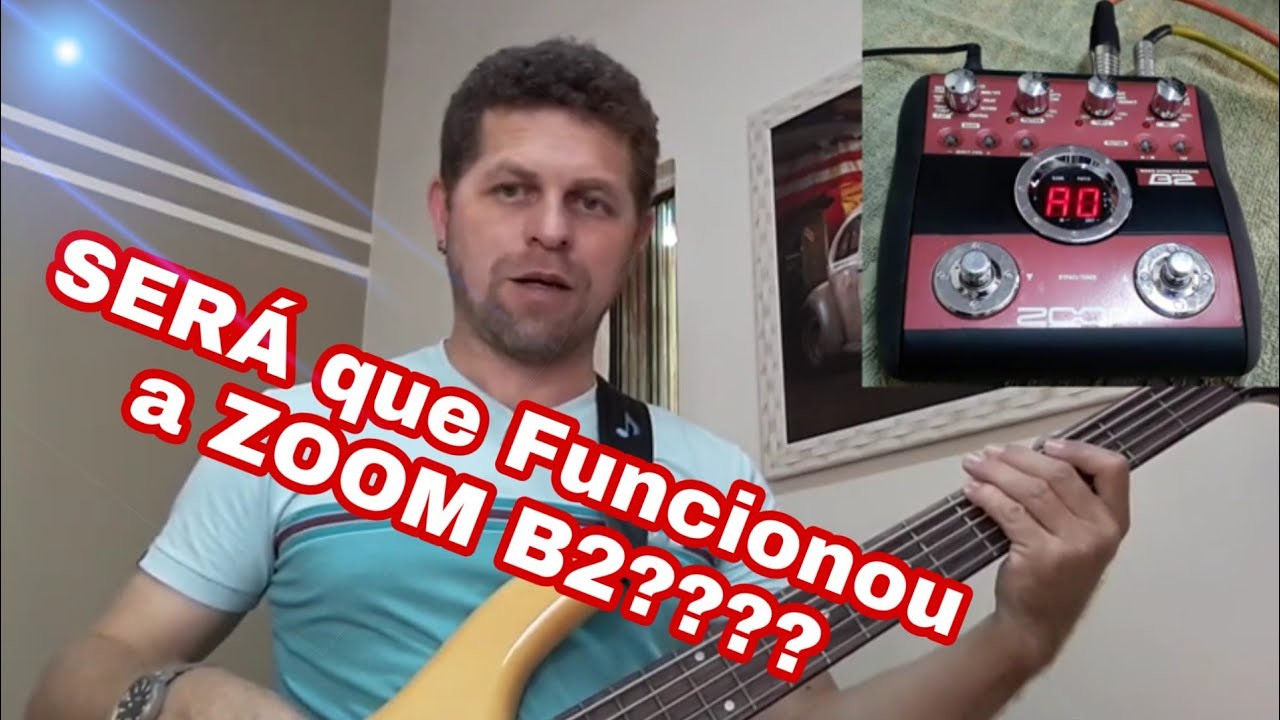 Ser&aacute; que Funcionou a PEDALEIRA ZOOM B2 que Restaurei? (3/3)