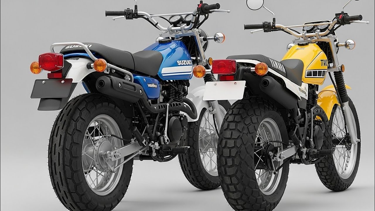 Suzuki VanVan 200 против Yamaha TW200 😱 РЕШИТЕЛЬНАЯ битва легенд Fat-Tire!