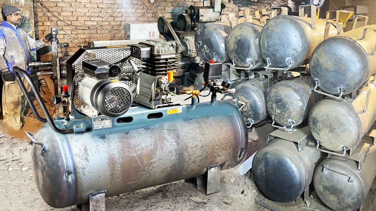 How Air Compressor Tank Manufactured | Wonderful skill of making air compressor tank