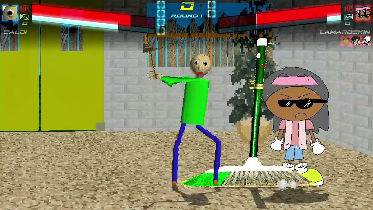 Mugen Battles - Baldi VS Team Lamaroskin
