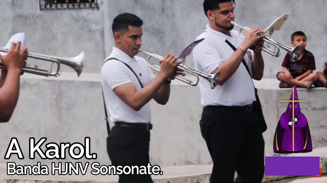 Marcha Fúnebre A Karol. Banda HJNV de Sonsonate 2022. [SV]