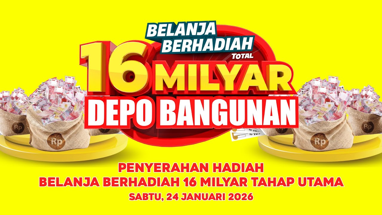PENYERAHAN HADIAH BELANJA BERHADIAH 16 MILYAR TAHAP UTAMA
