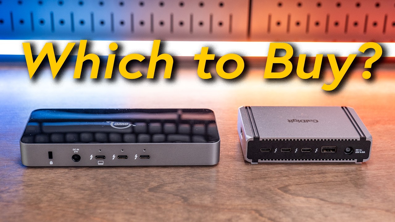 Caldigit Element 5 vs OWC Thunderbolt 5 Hub: Which to Buy?