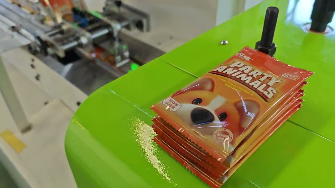 Feeding and packaging production line 
