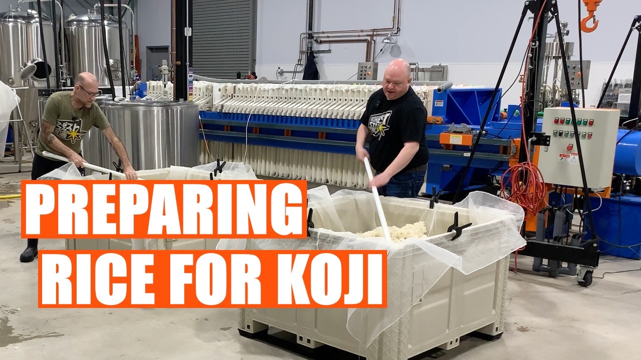 Todd and Joel Prepare Isbell Farms Yamadanishiki 70% Rice For Great Koji