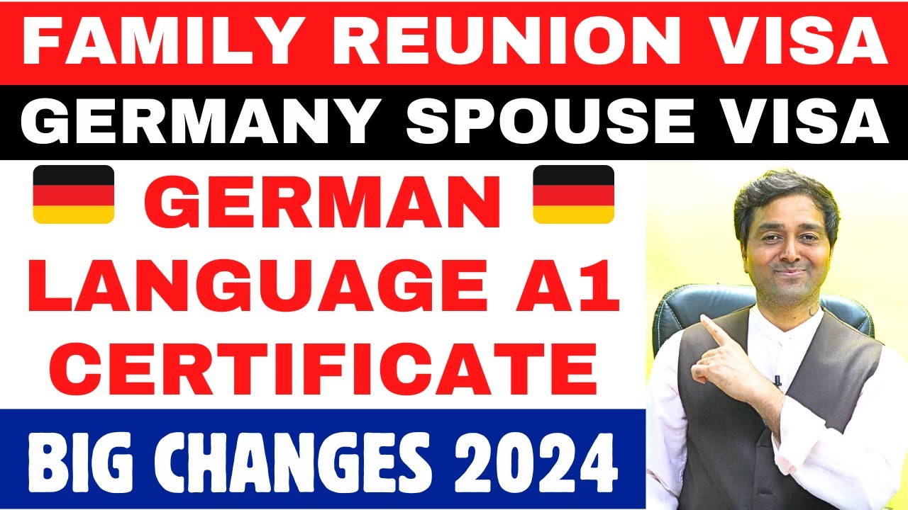 Germany Spouse Visa Big Changes | A1 German Language Certificate | Family Reunion Spouse Visa | Jobs