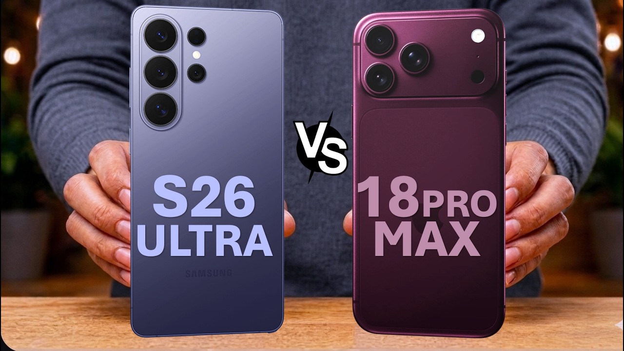 iPhone 18 Pro Max vs Samsung Galaxy S26 Ultra | Full Comparison - Which is the Best?