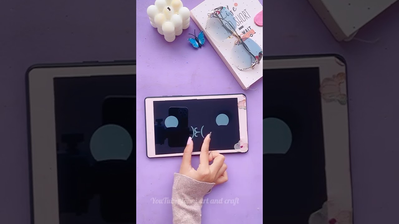 This is the feeling of my tab when I clean this 😁 (◕ᴗ◕) #shorts #tonniartandcraft #youtubeshorts