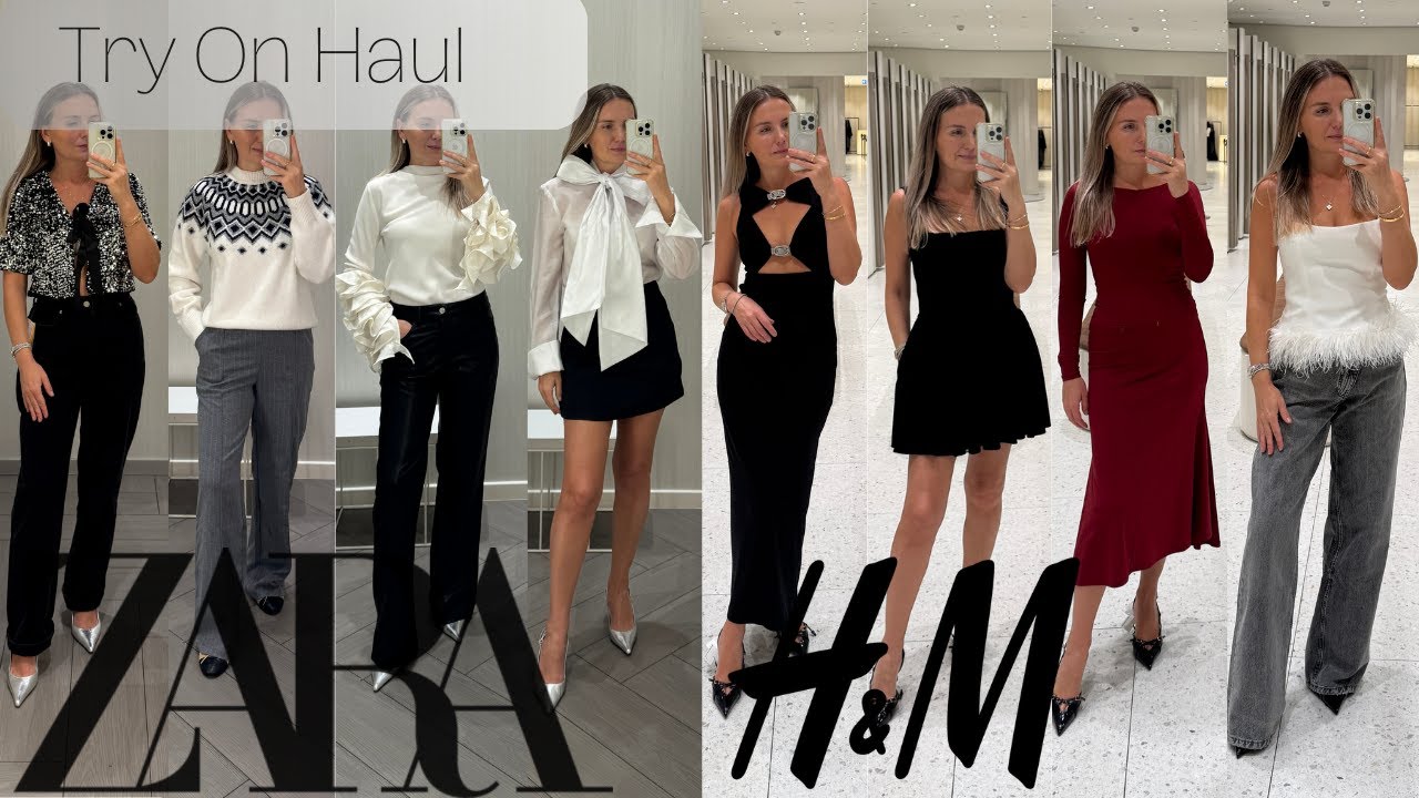 Huge ZARA and H&M ** | TRY On HAUL | **