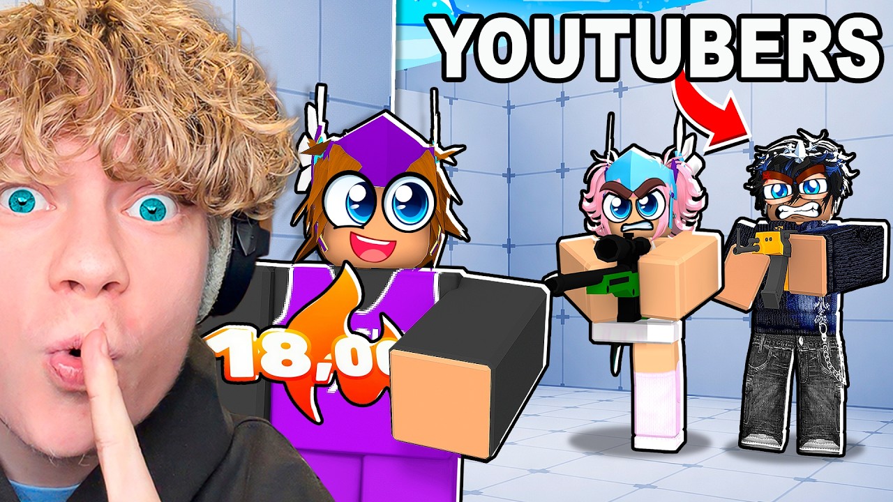 В Roblox мы соперничали с ютуберами... (мы были безумны)