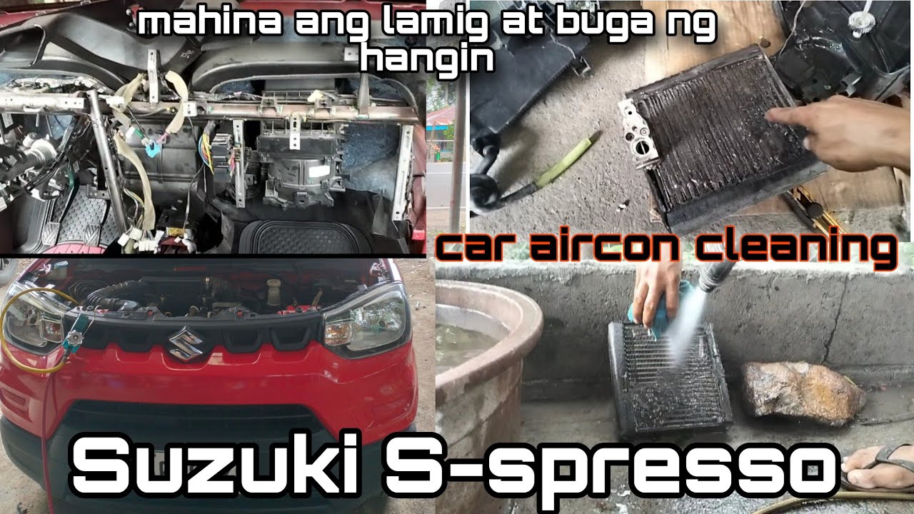 Suzuki S-spresso mahina ang lamig..car aircon cleaning