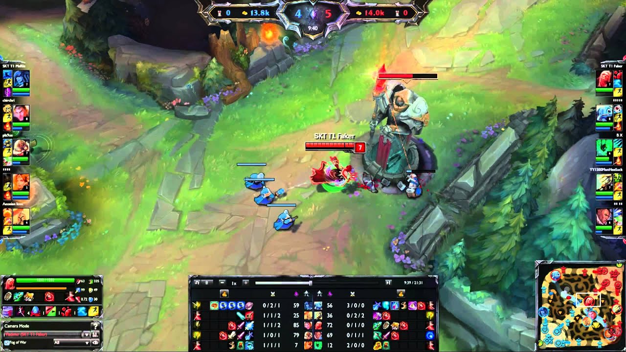 SKT T1 Faker - Vladimir vs Jayce - patch 4.20