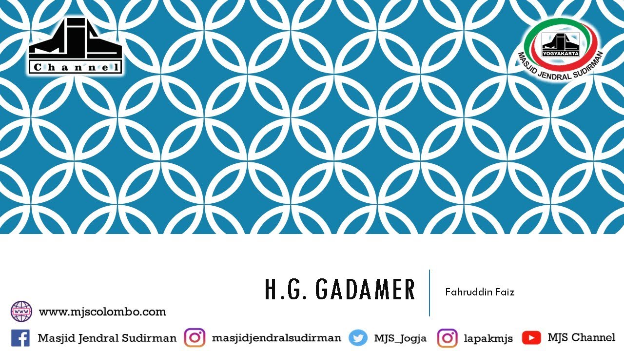Ngaji Filsafat 69 : H. G. Gadamer
