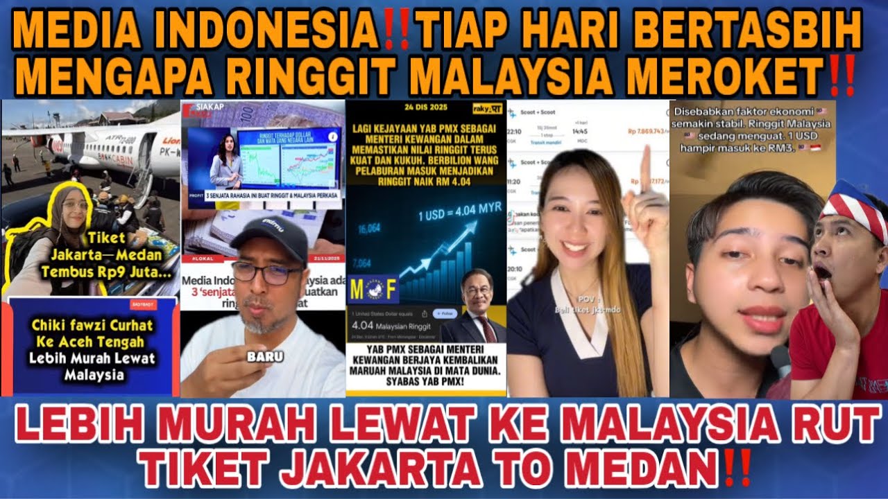 MEDIA INDONESIA‼️TIAP HARI BERTASBIH MENGAPA RINGGIT MALAYSIA MEROKET‼️
