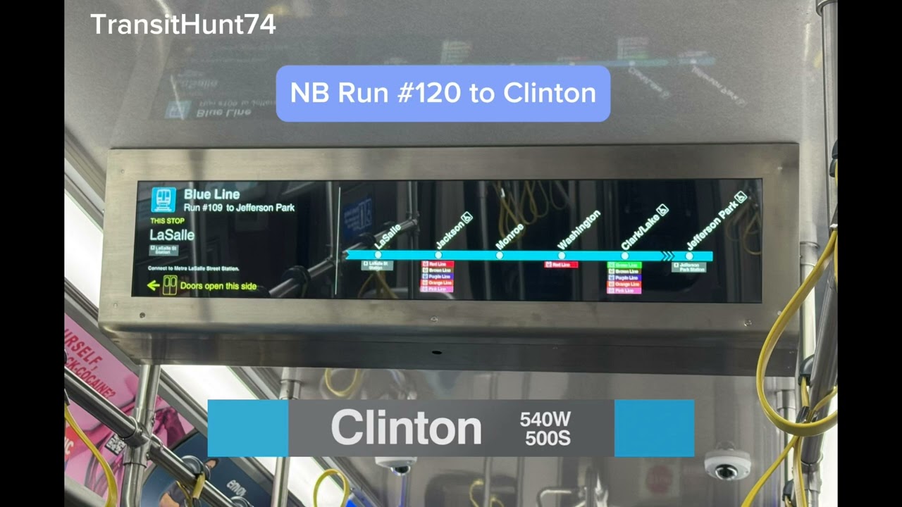 Blue Line Run number announcements (7000 series train)