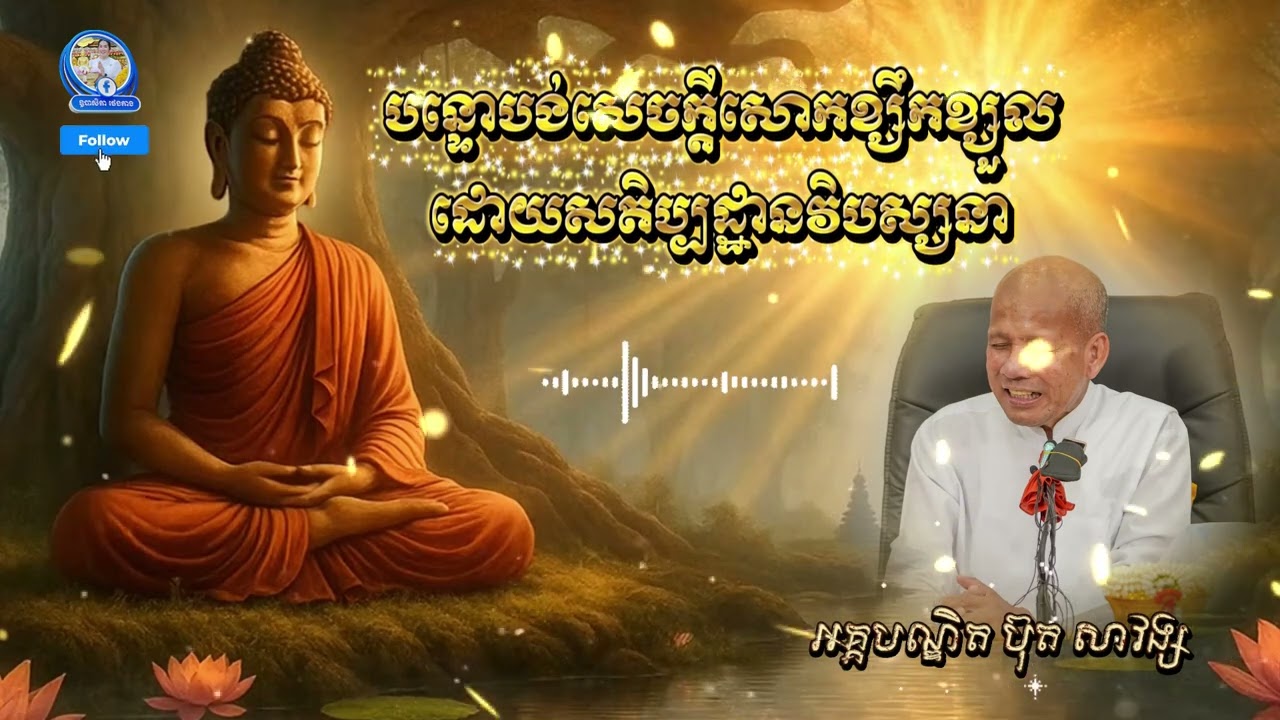 បន្ទោបង់សេចក្តីសោកខ្សឹកខ្សួលដោយសតិប្បដ្ឋានវិបស្សនា - លោកគ្រូអគ្គបណ្ឌិត ប៊ុត សាវង្ស#
